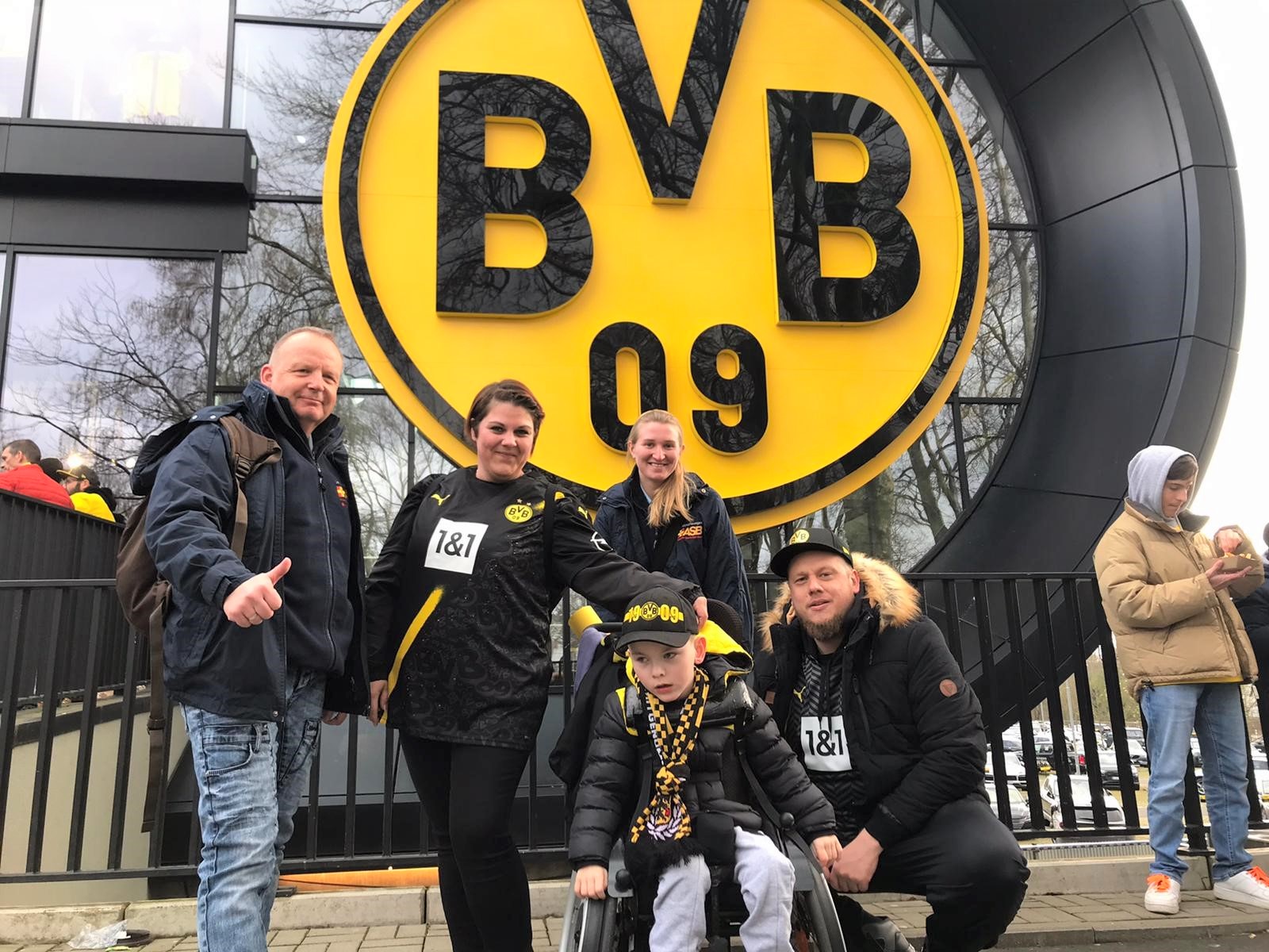 Borussia Dortmund Fahne 90x150 Cm 'Ein Traum In Schwarz/gelb' - Doppelt Umsäumt, Mit Metallösen, Wetterfest